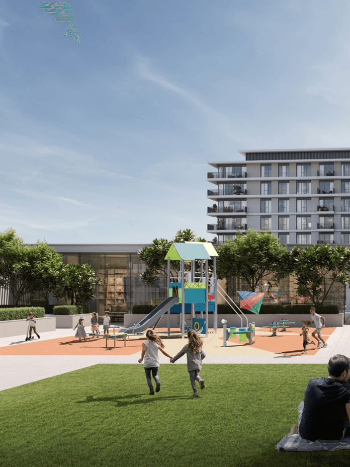 Golf Hills 2 outdoor children’s play area within Emaar South community