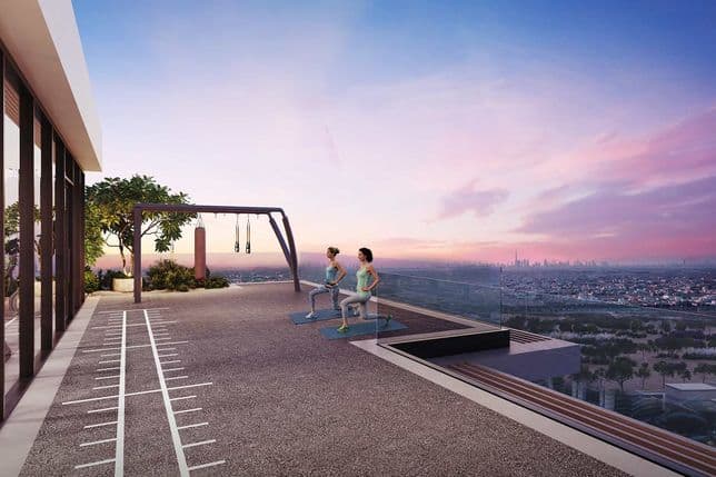 Outdoor gym at Serenova