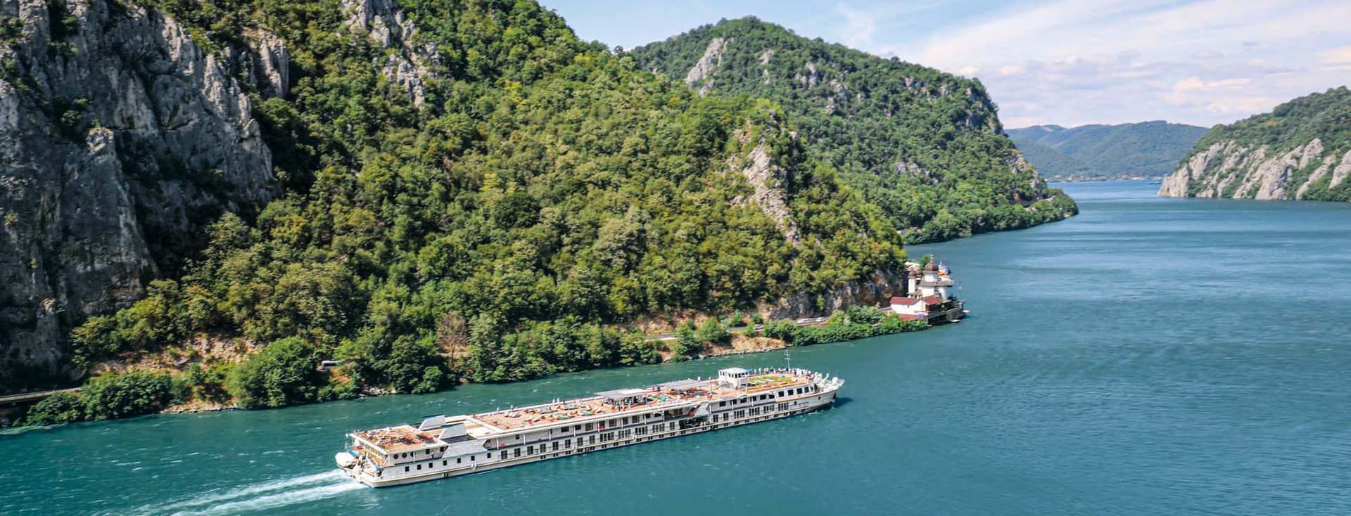 A Riverside Luxury Cruises ship sailing on the Rhône