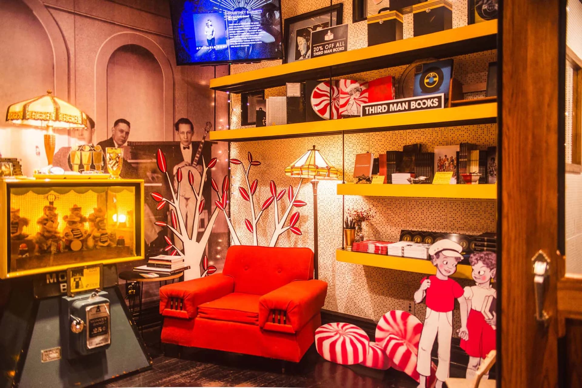 The Music Store Third Man Records in Nashville.