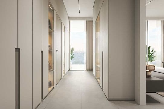 Serenova walk-in wardrobe in penthouse