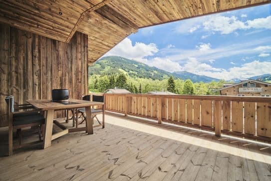 Grüntal Suites Blick vom Balkon