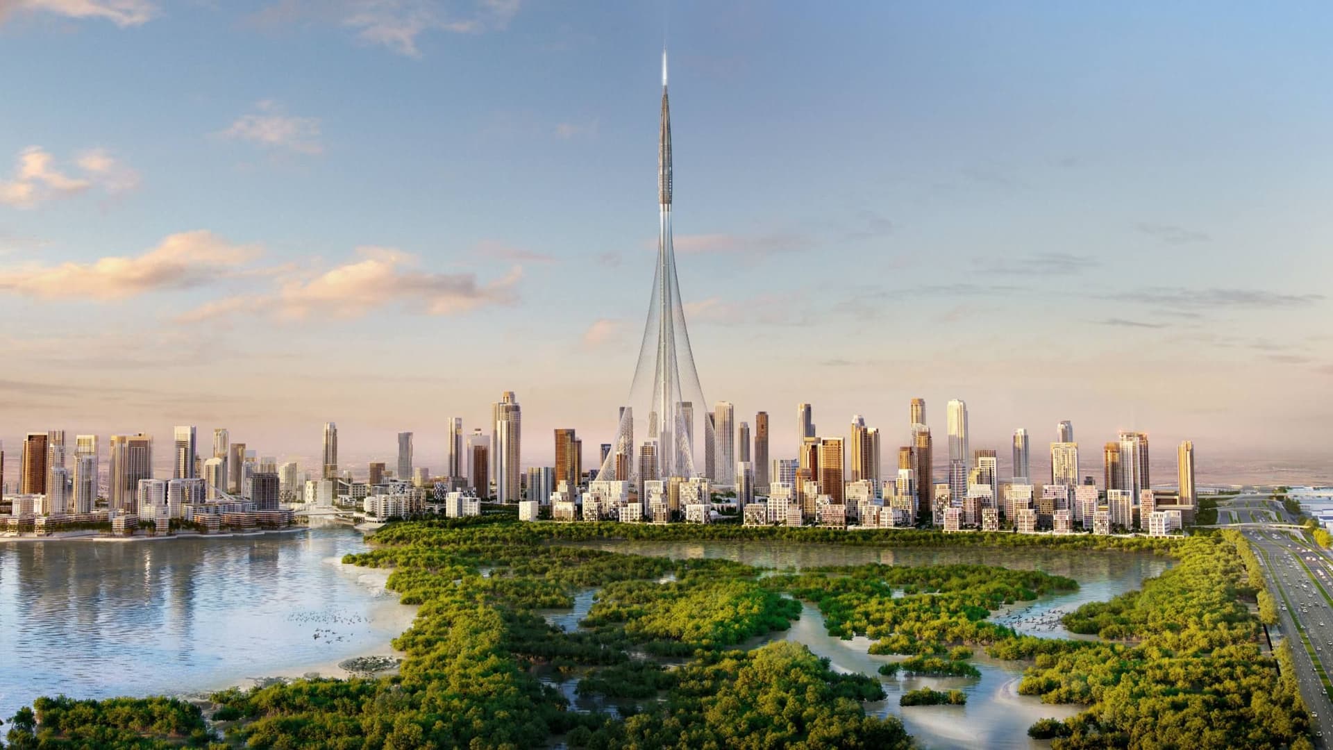 Visionary master plan of Dubai Creek Harbour & Creek Tower