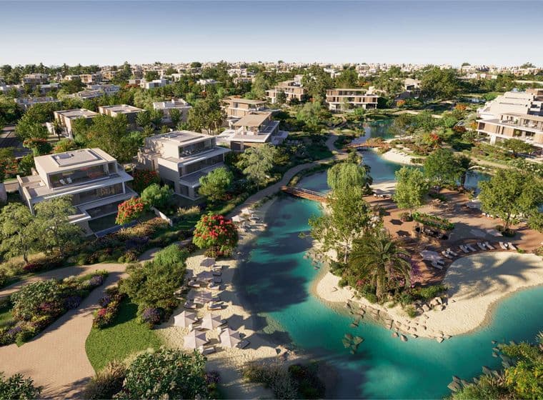 The Acres villas and lagoon