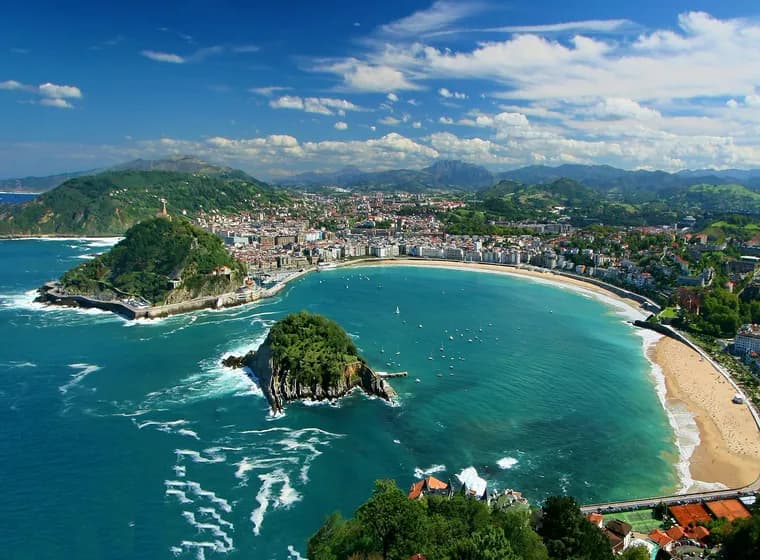 Vista de la playa de San Sebastián