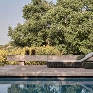 garden with pool