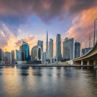 downtown view from the bridge