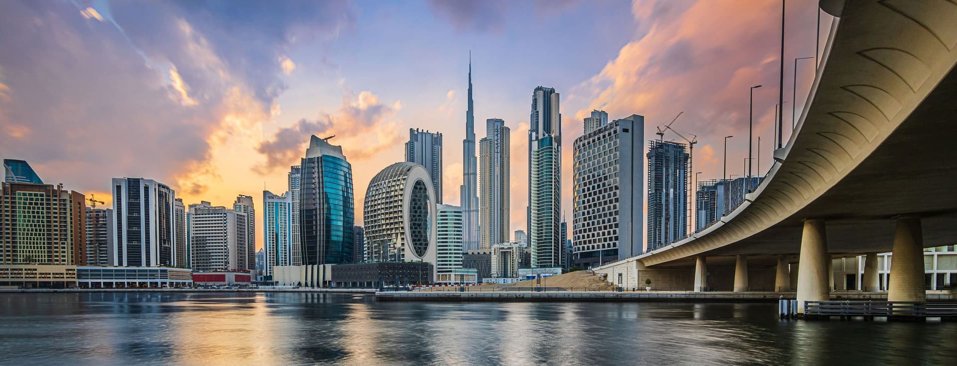 downtown view from the bridge