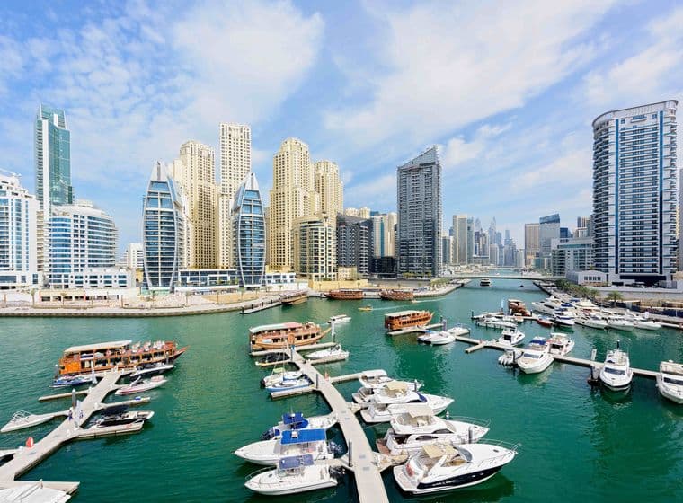 Dubai Marina - one of Dubai's most popular communities for expats looking to rent an apartment