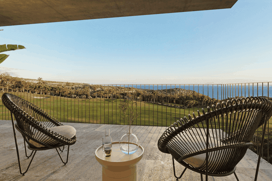 Terrace in a villa of Aires de Abama