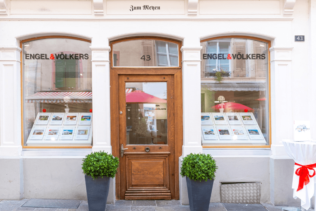 Engel & Völkers Shop in Rheinfelden von aussen