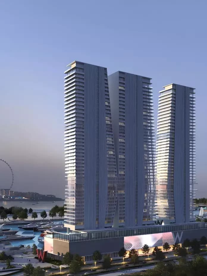 the w residences building by arada