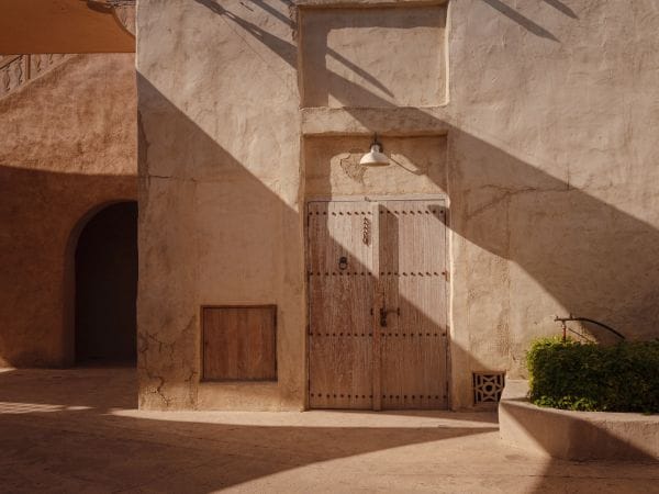 Traditionelles Dubai-Gebäude