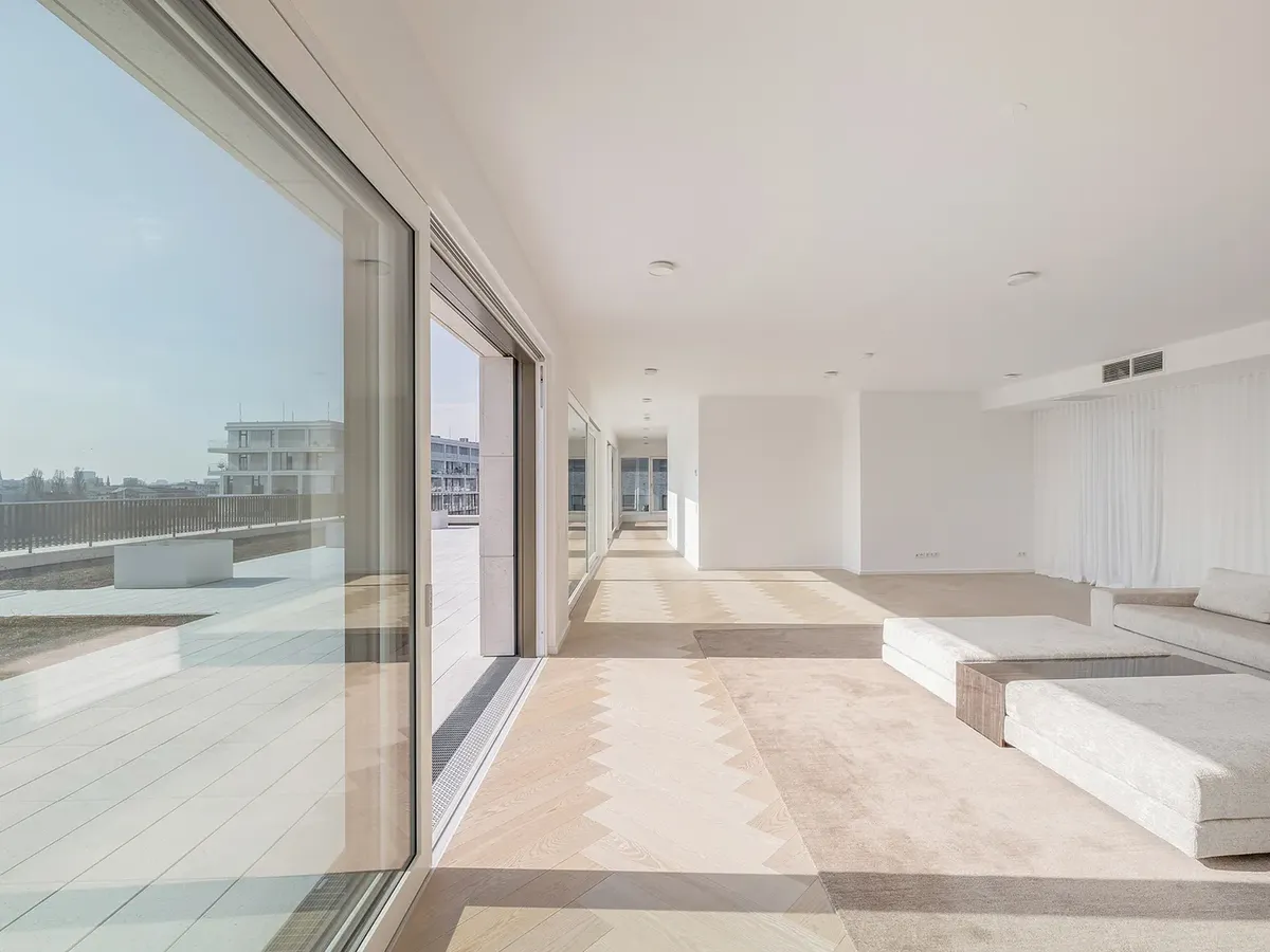 Penthouse im PURE LIVING bei Tageslicht