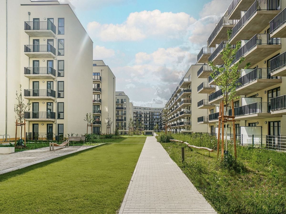 Bild der Halske Gärten in Berlin Spandau bei Tageslicht