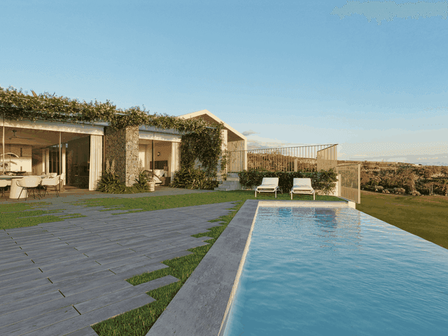 Garden with pool in Aires de Abama