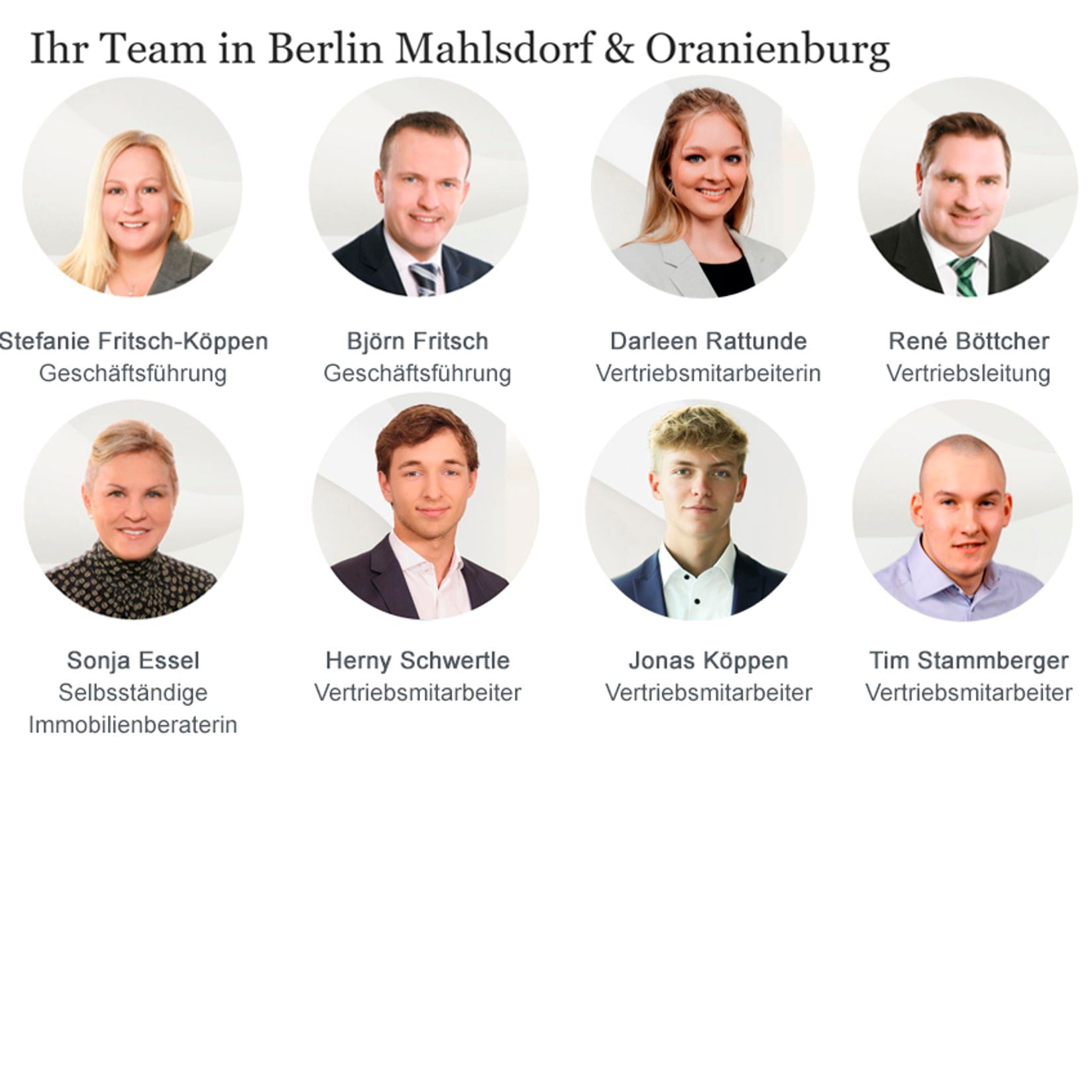 Foto der Experten von Engel & Völkers Oranienburg