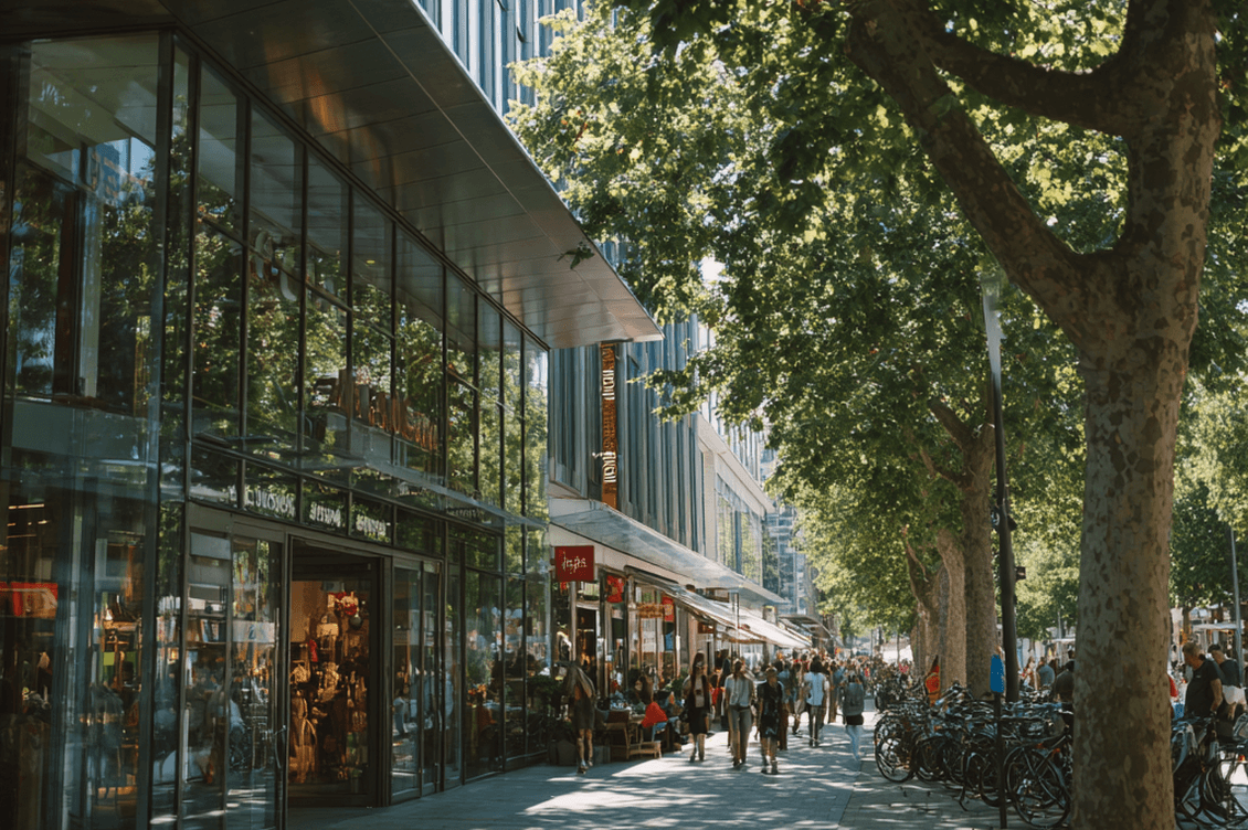 Berlin Schlossstrasse Boulevard Shopping