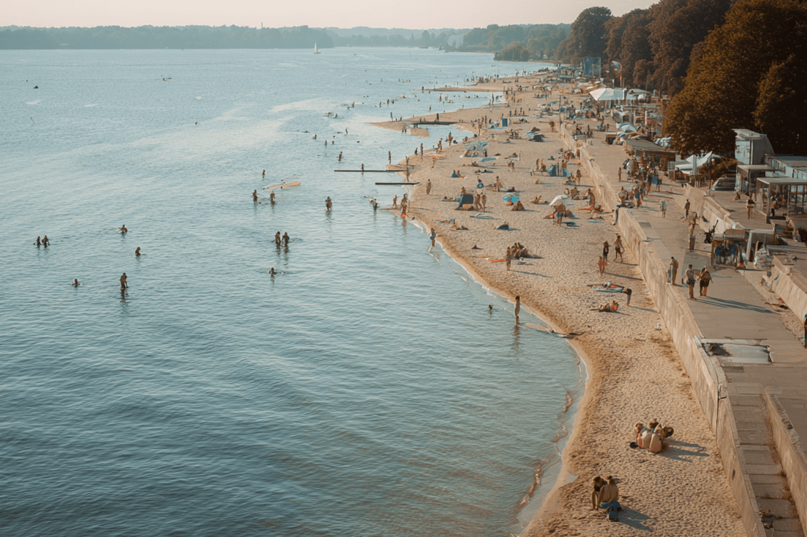 Berlin Zehlendorf Wannsee Strandbad