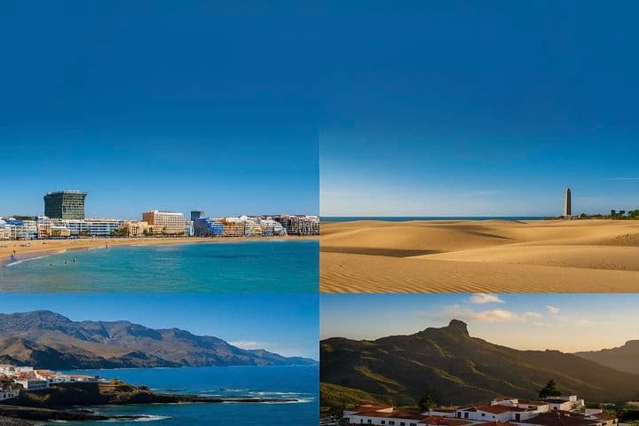 Imágenes de playas de Gran Canaria, donde se puede vivir e invertir.