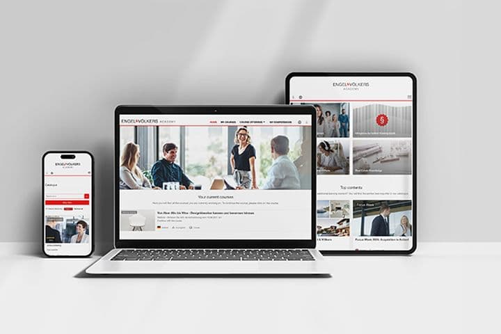 Geräte mit Inhalten der E&V Academy