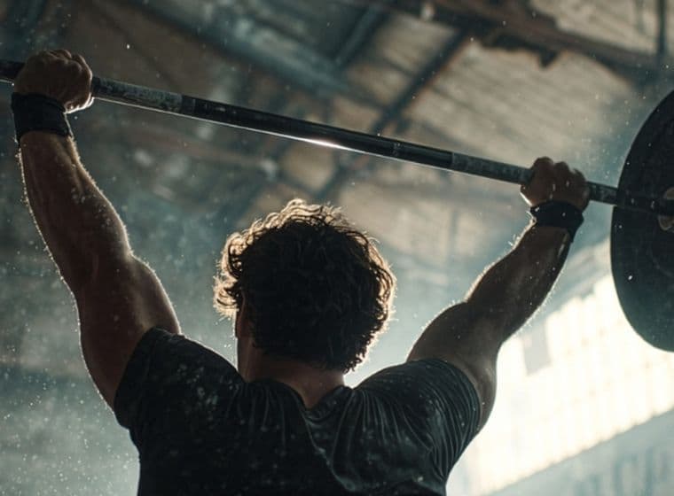 Man at Crossfittraining