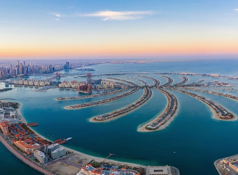 Palm Jumeriah Aerial View