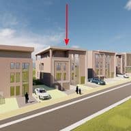 New development with 5 residential buildings of 4 units each.