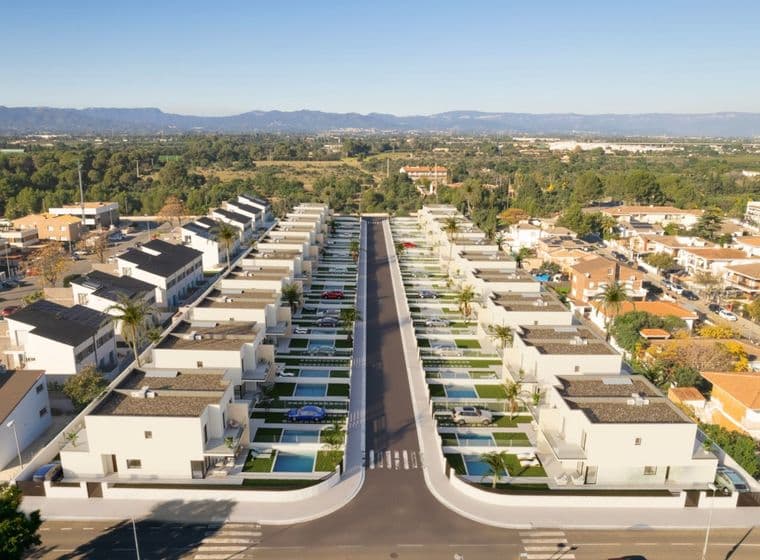 Vista área de la obra nueva de Cambrils