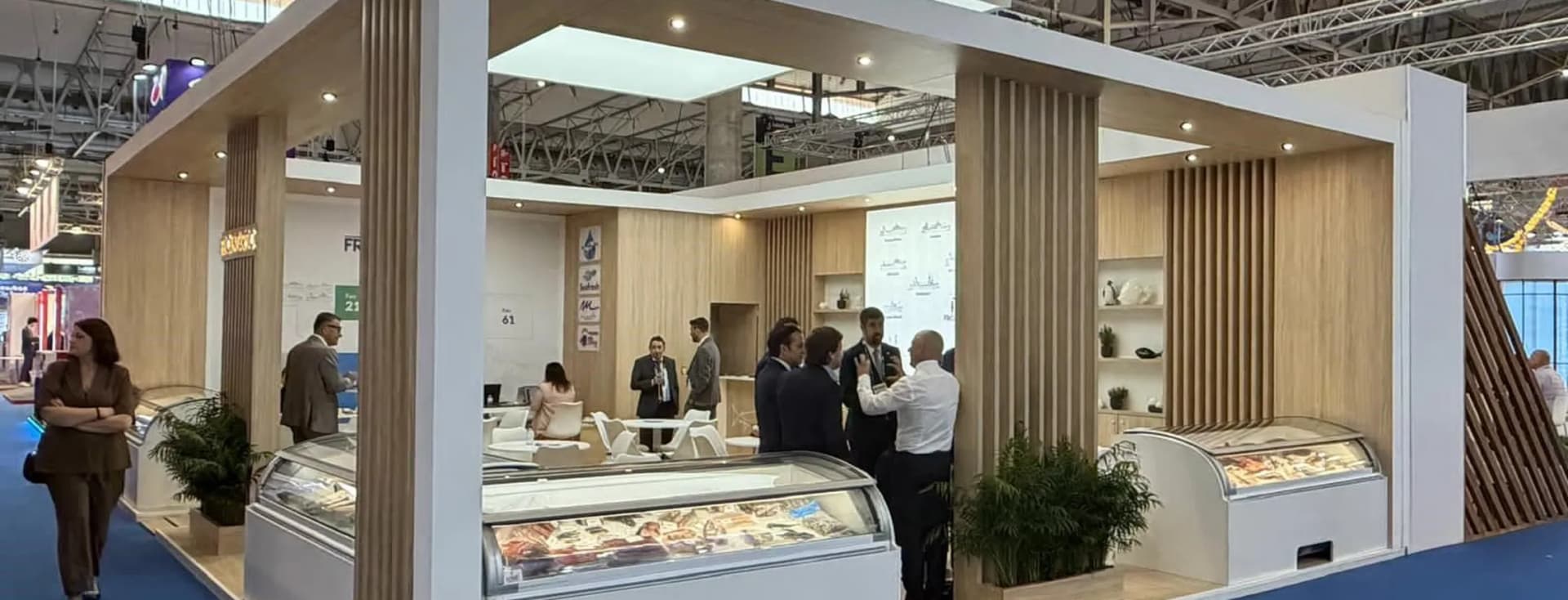 Puesto de FrioAntartic en la feria de Conxemar