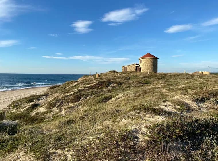 Praia de Ofir em Esposende, litoral do Minho