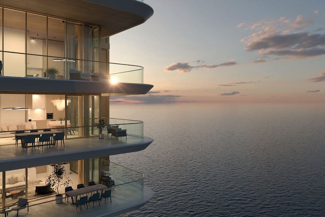 Serenia Living balconies and sea view