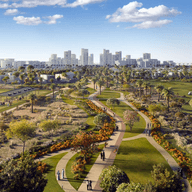Championship golf course landscape at Golf Hills 2 by Emaar