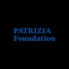 Blaues Serifenlogo mit der Aufschrift „PATRIZIA Foundation“.
