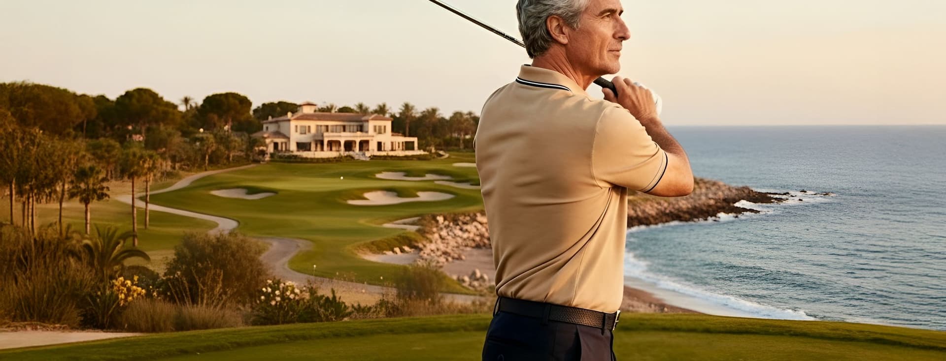 Golf playing