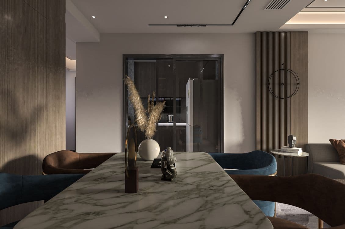 feast-senses-luxury-dining-room-interior-design-with-custom-craft-wooden-table-statement