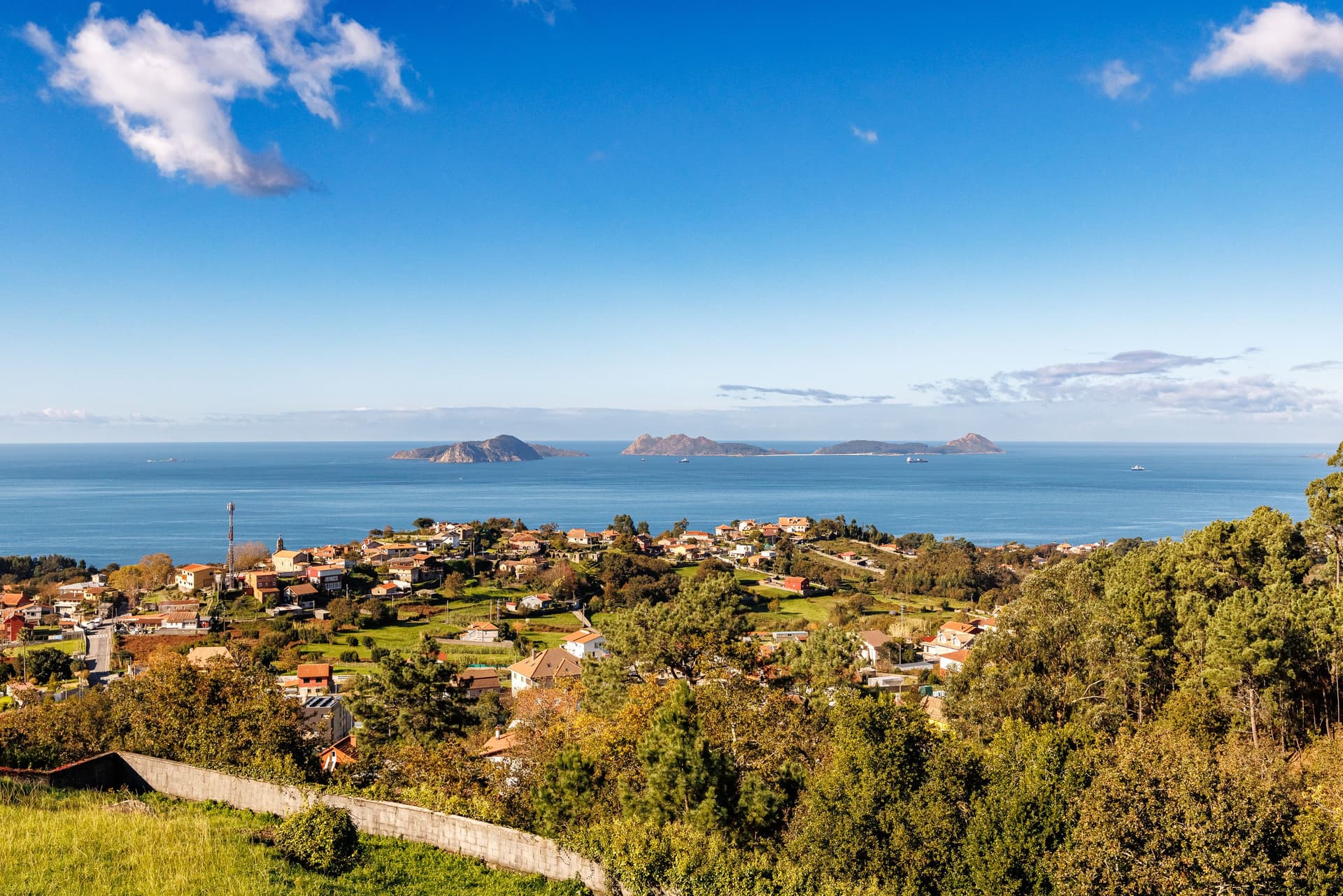Vista de las islas cies