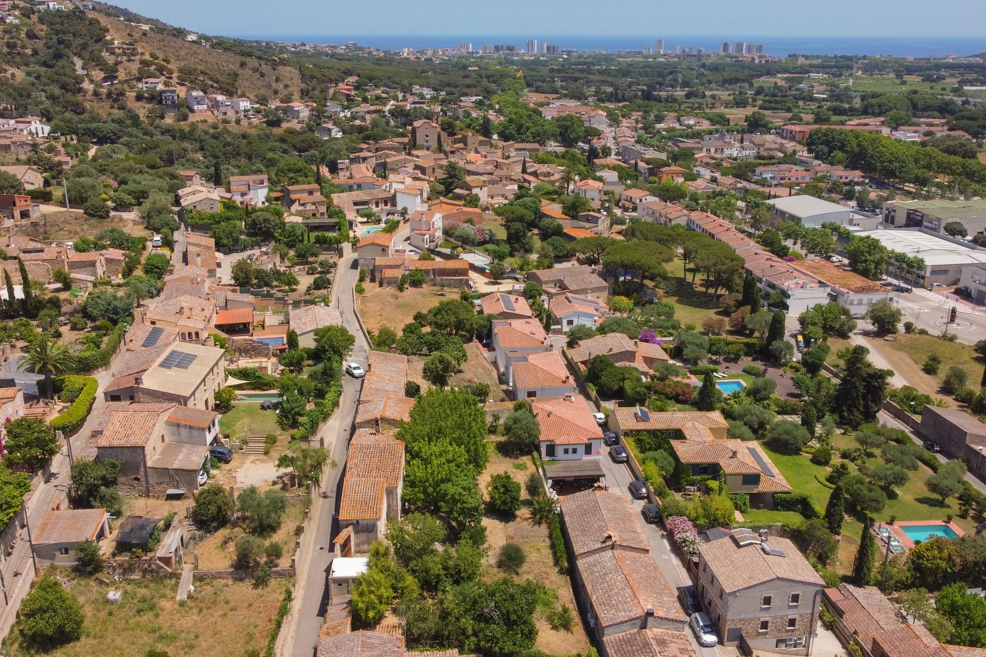 Vista aérea de Castell d'Aro