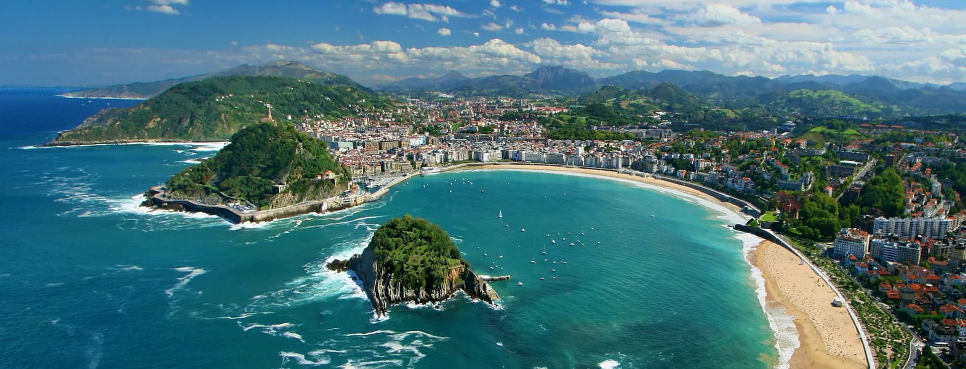 Vista de la playa de San Sebastián