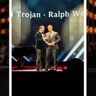 A collage of three photos from the Top Advisor Awards 2026 gala shows David Culík, Jiří Trojan and Tomáš Chovanec receiving their awards on stage.
