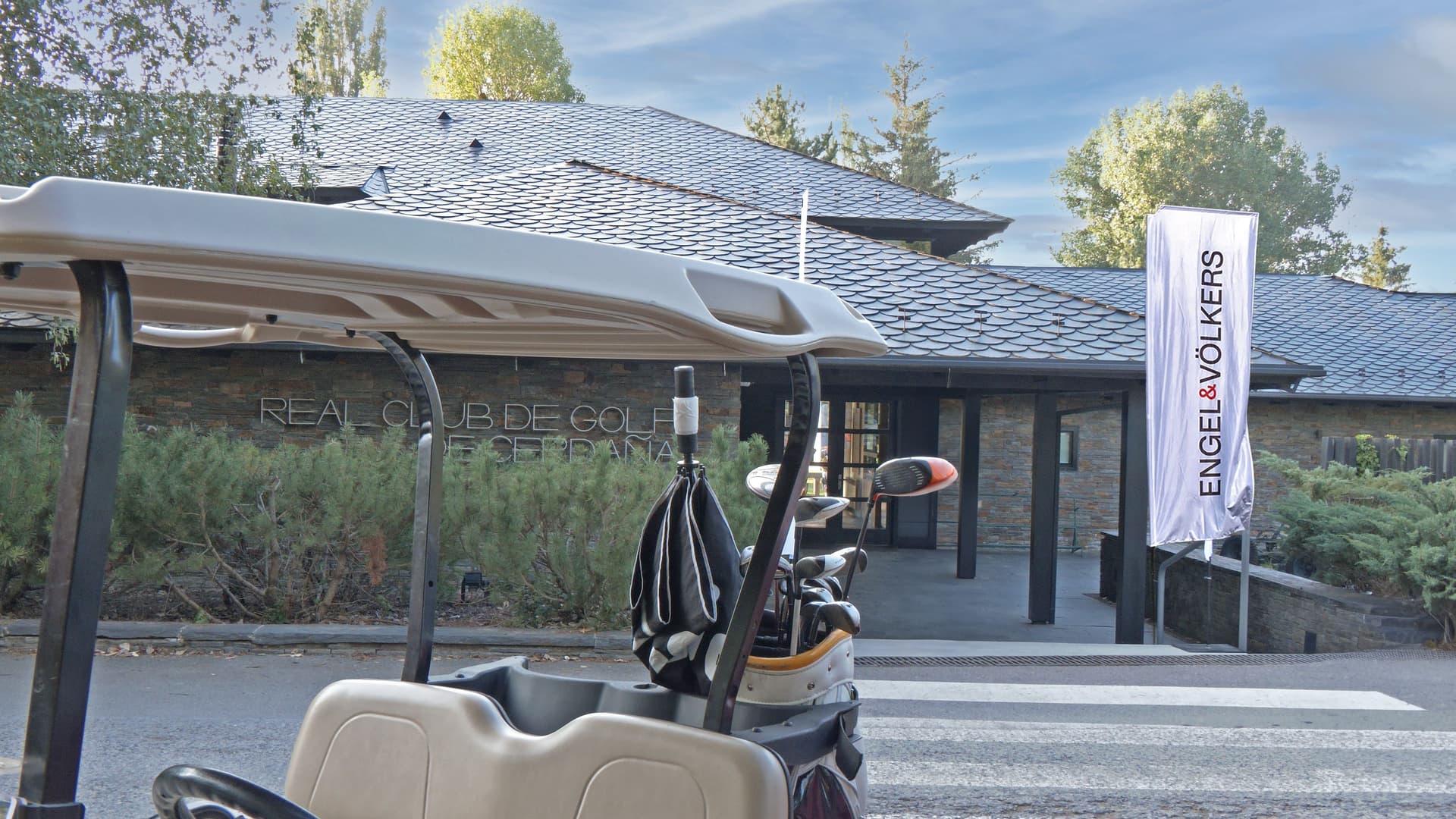 Carritos de golf en el Real Club de Golf