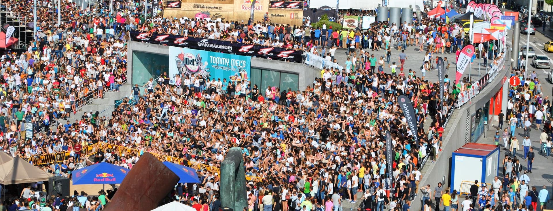 Evento multitudinario durante las fiestas de Vigo