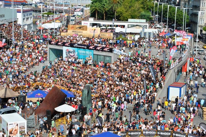 Evento multitudinario durante las fiestas de Vigo