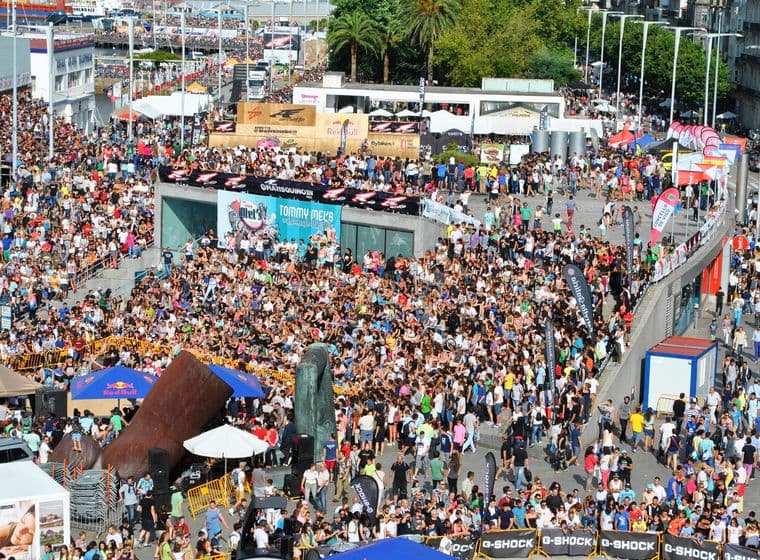 Evento multitudinario durante las fiestas de Vigo
