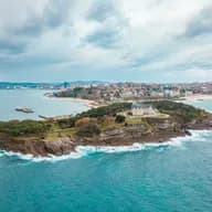 vista de la costa de Santander