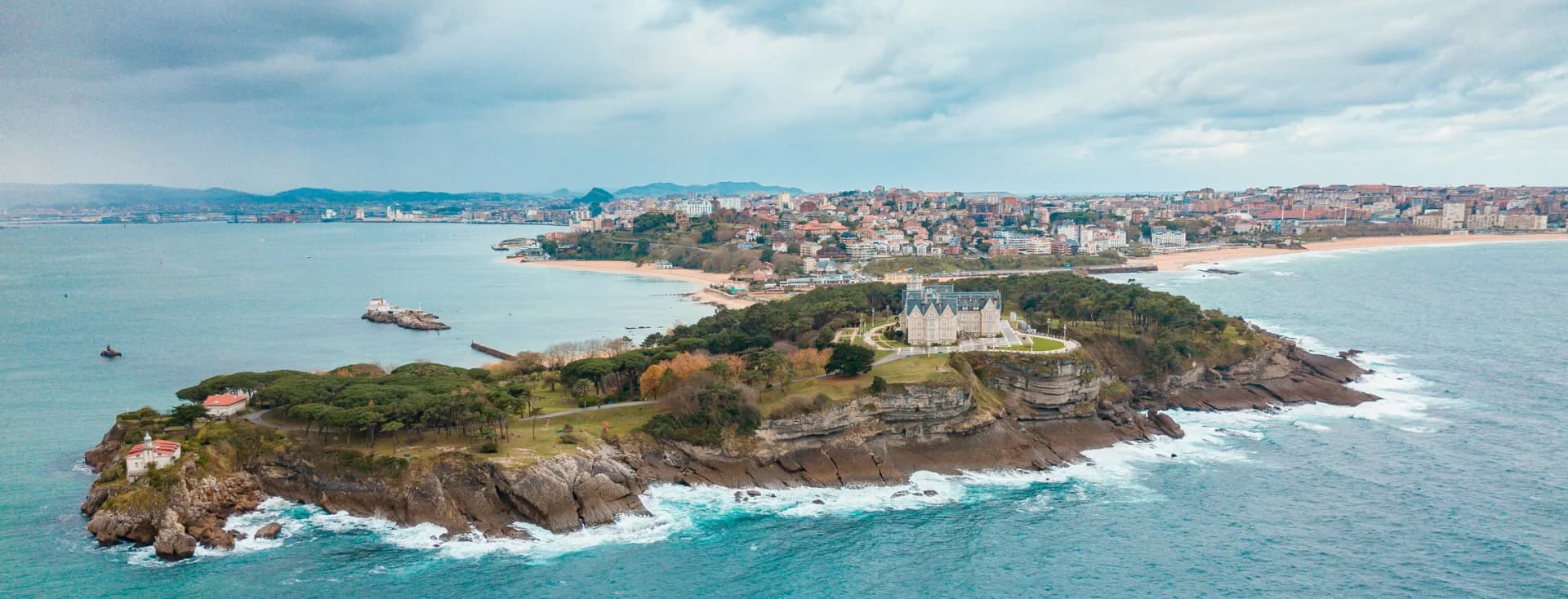 vista de la costa de Santander