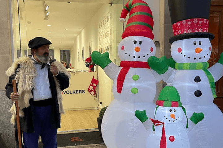 Olentzero en Enegel & Völkers Vitoria