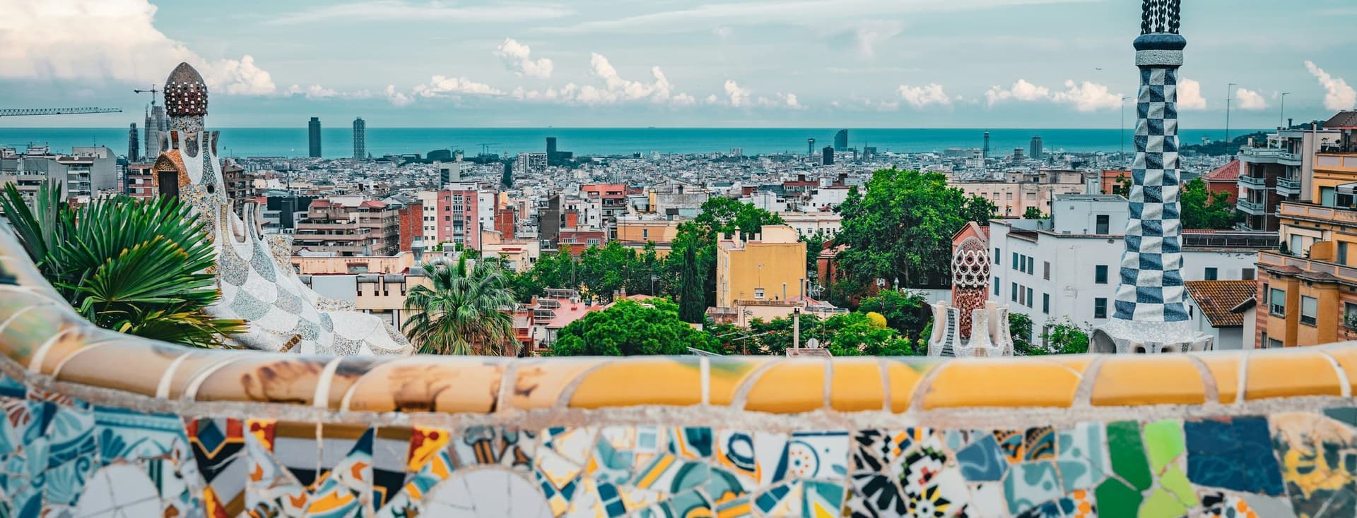 Vista de Barcelona desde el Park Güell