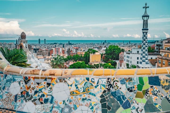 Vista de Barcelona desde el Park Güell