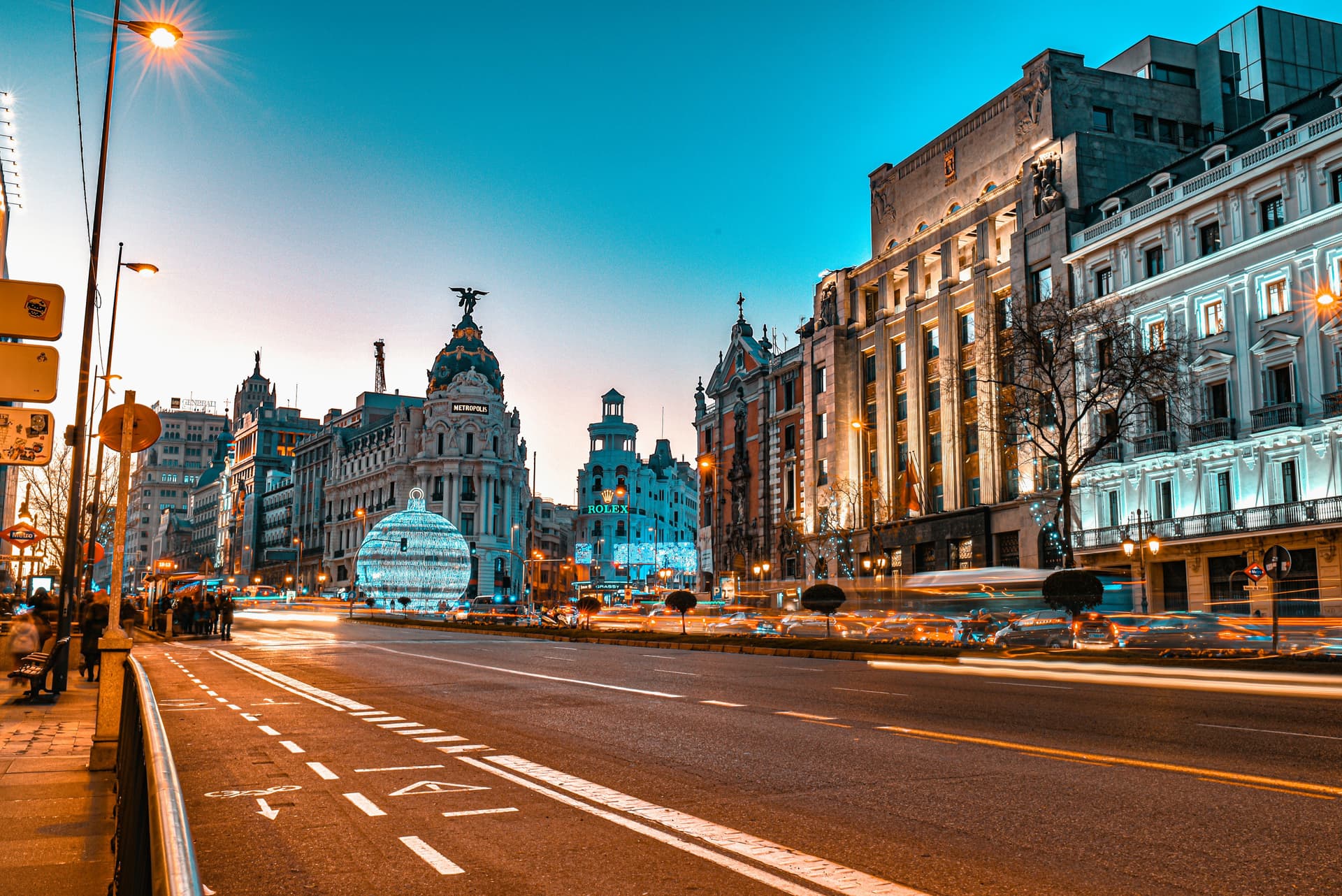 Vista de una de las calles del centro de Madrid